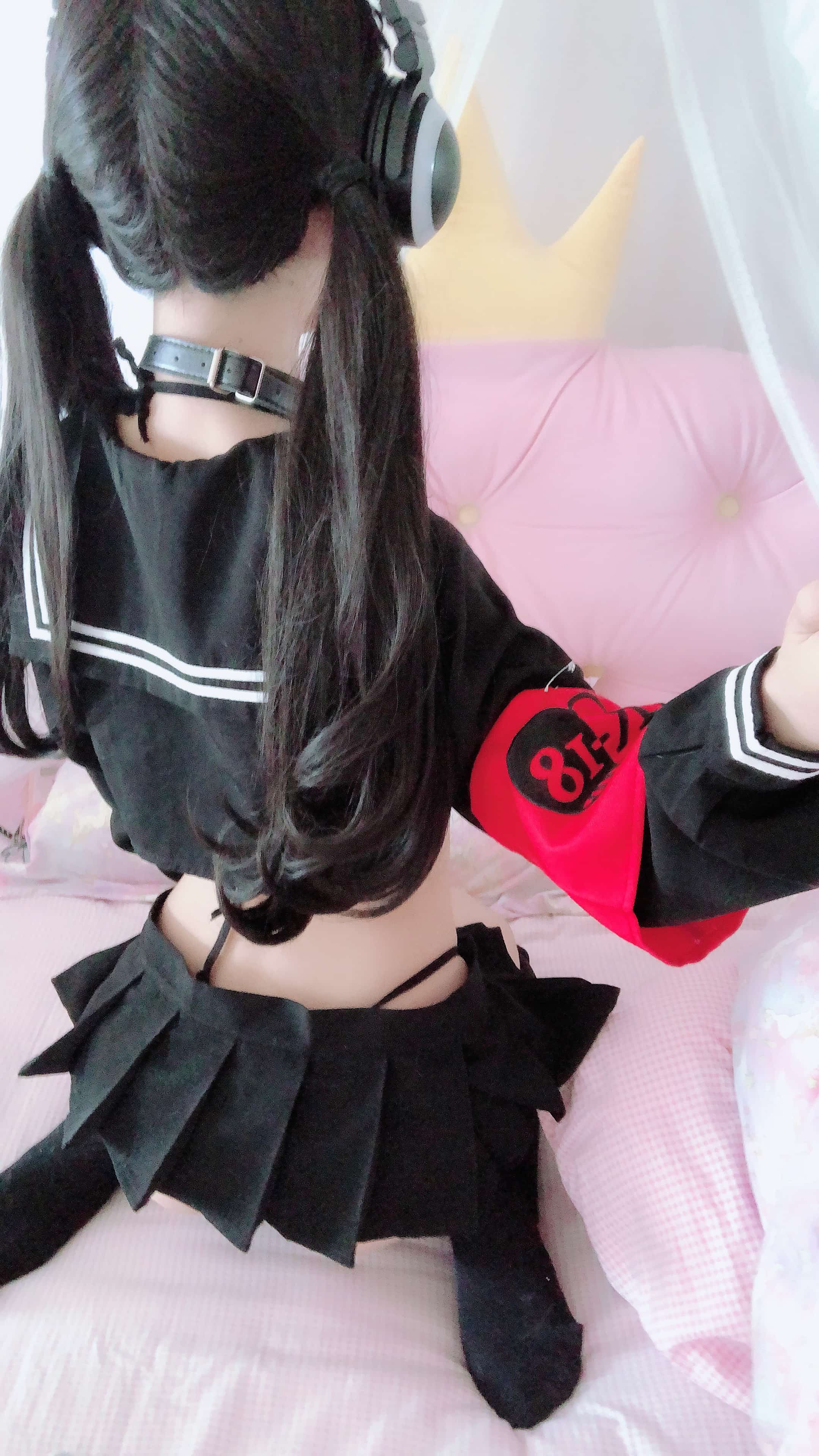 桜井宁宁黑猫耳机制服写真:70P半乳概念全图集甜酷猫系少女演绎