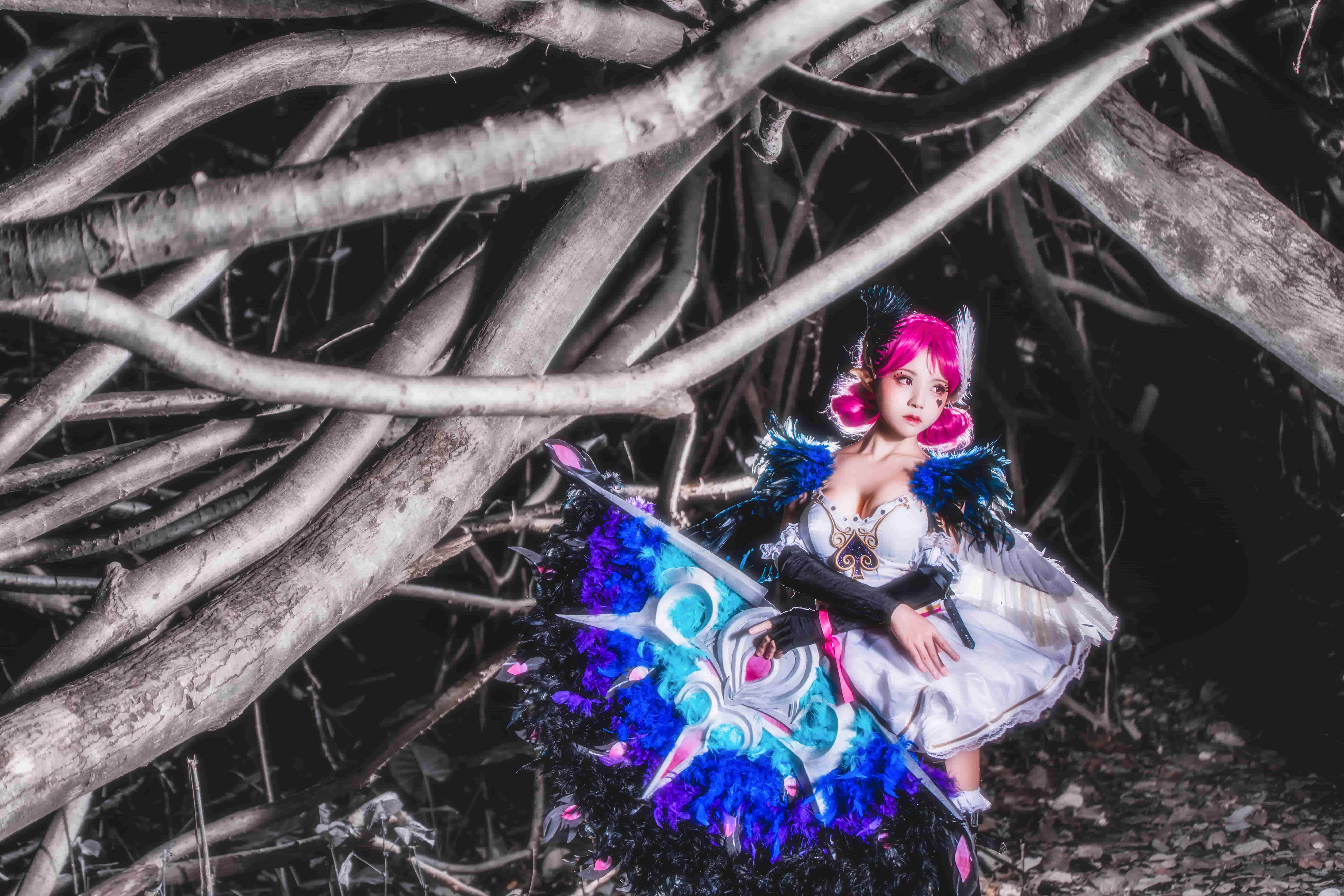 桜桃喵小乔天鹅之梦COS:12张绝美奇幻写真图集下载(278MB高清收藏版)