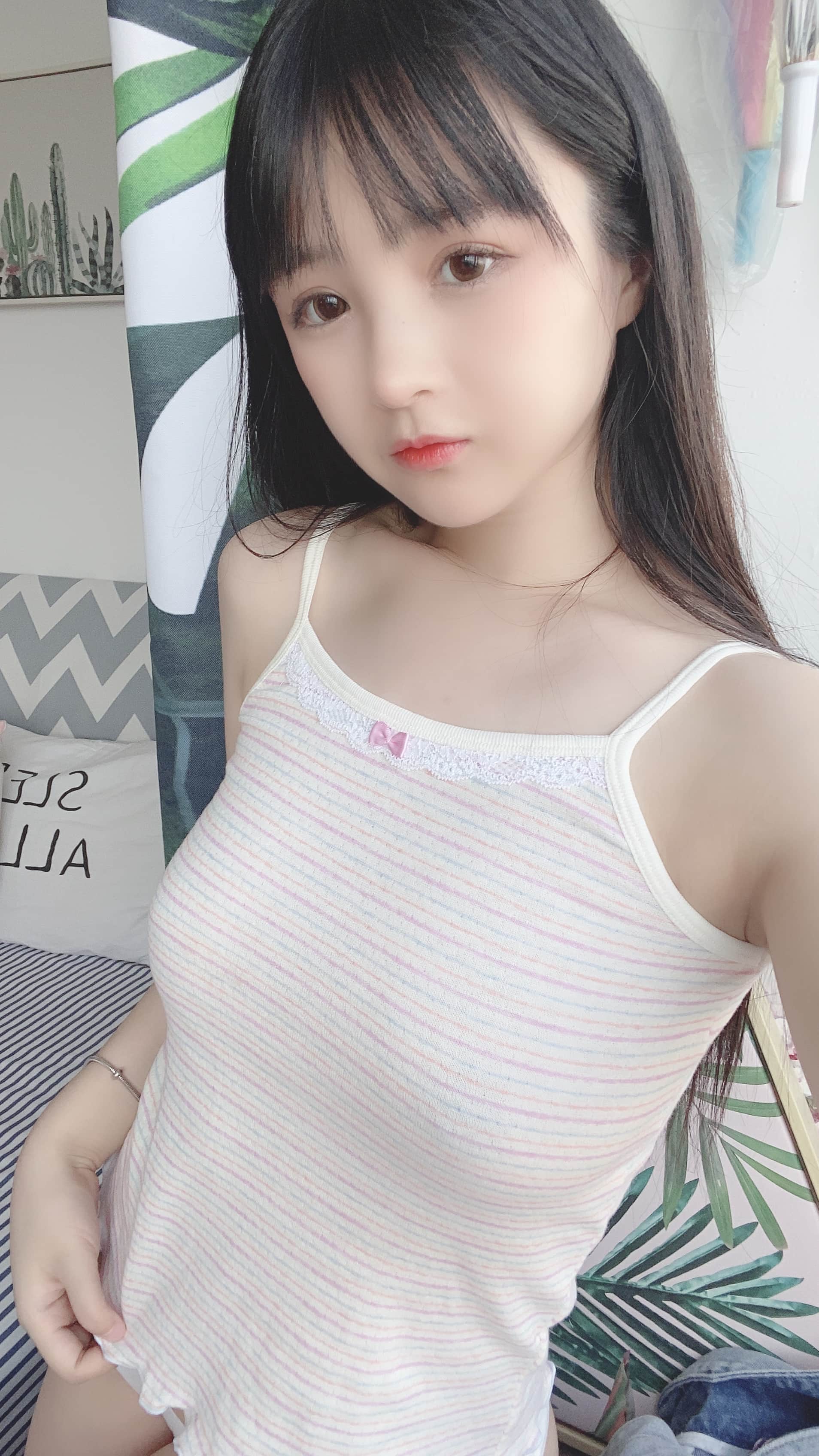 桜井宁宁居家少女感写真:47张高清图捕捉慵懒日常