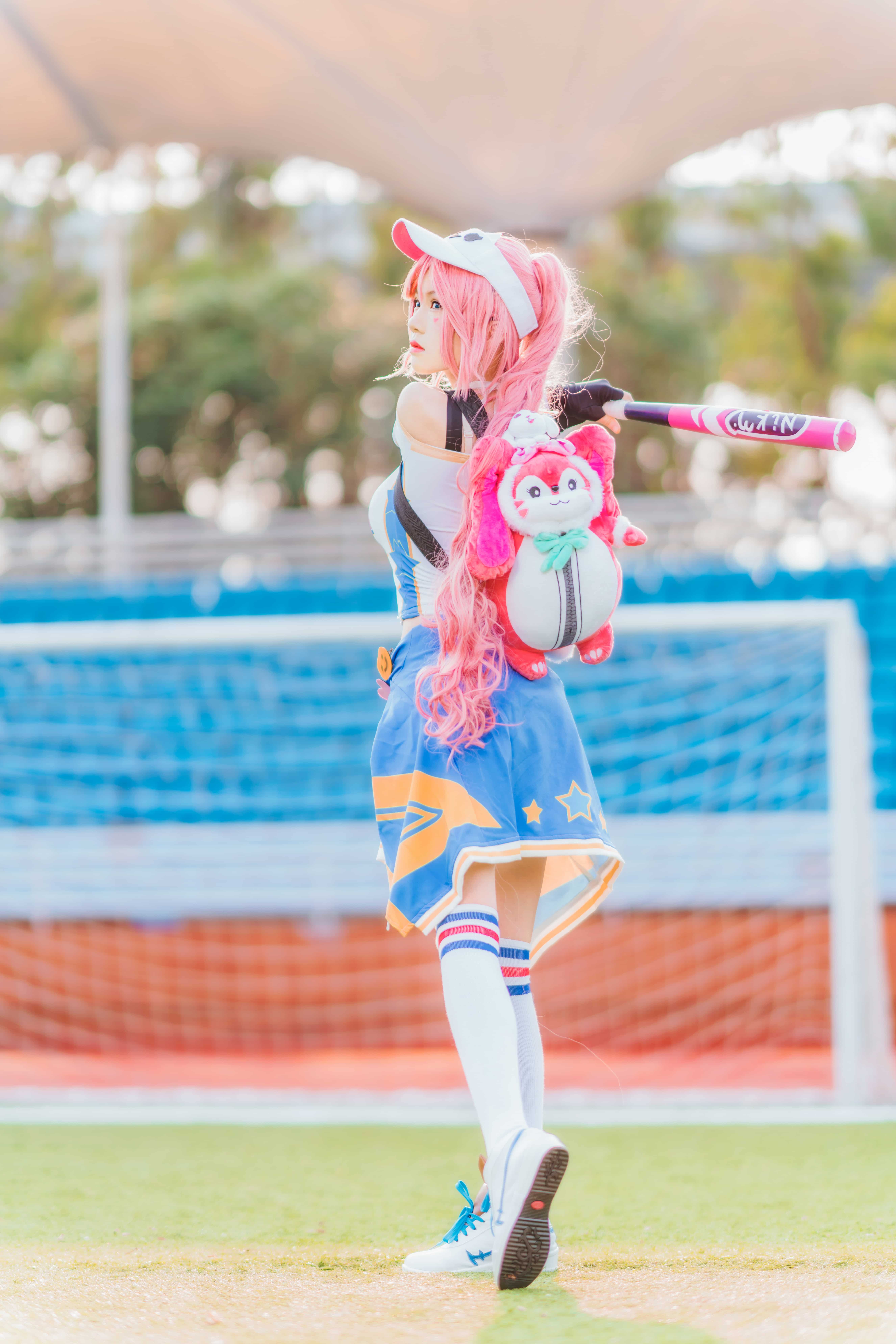 花木兰星元皮肤真人化!桜桃喵46P高清图包