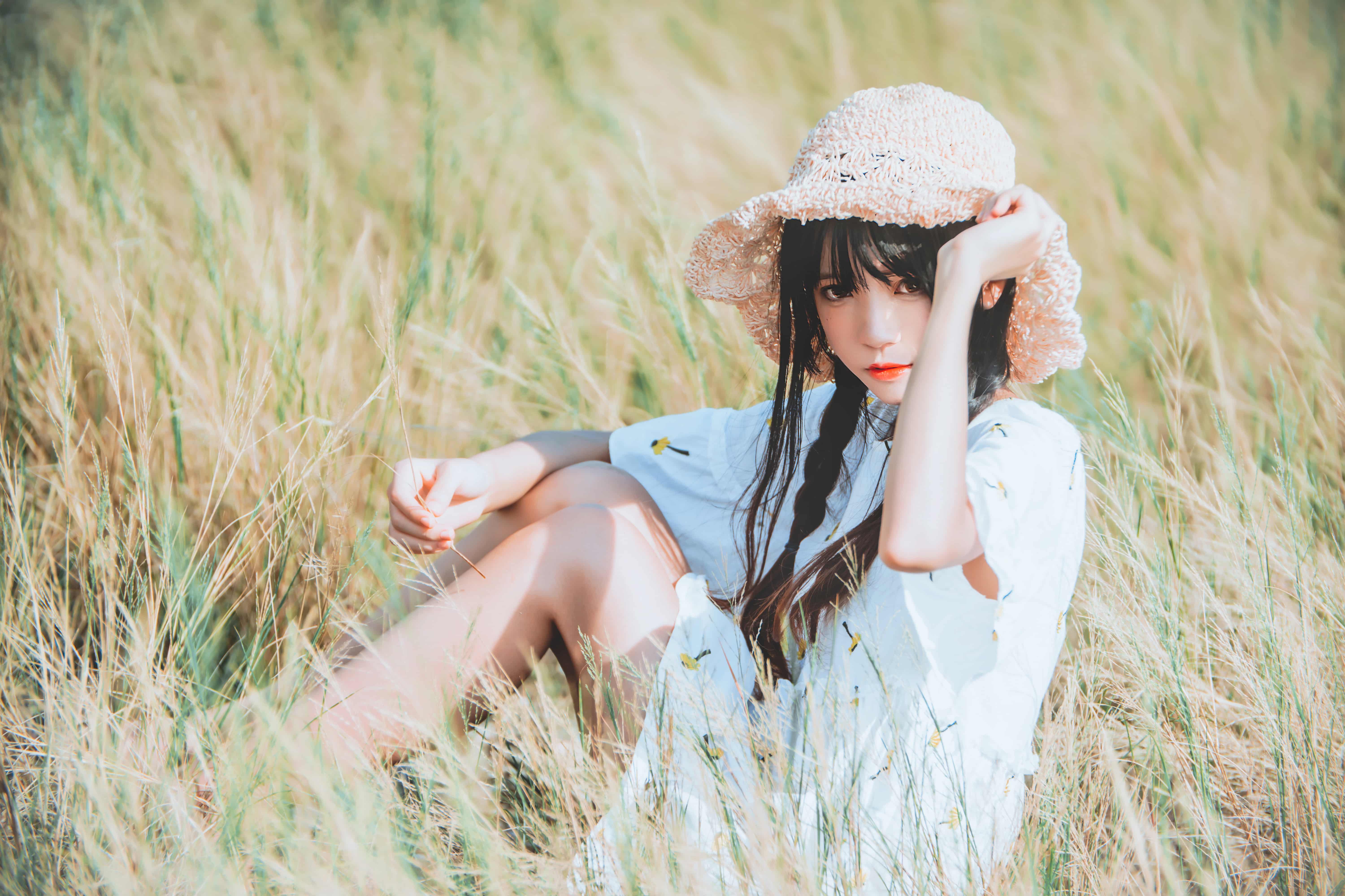 桜桃喵田野治愈系写真|29张高清萌系少女图集下载