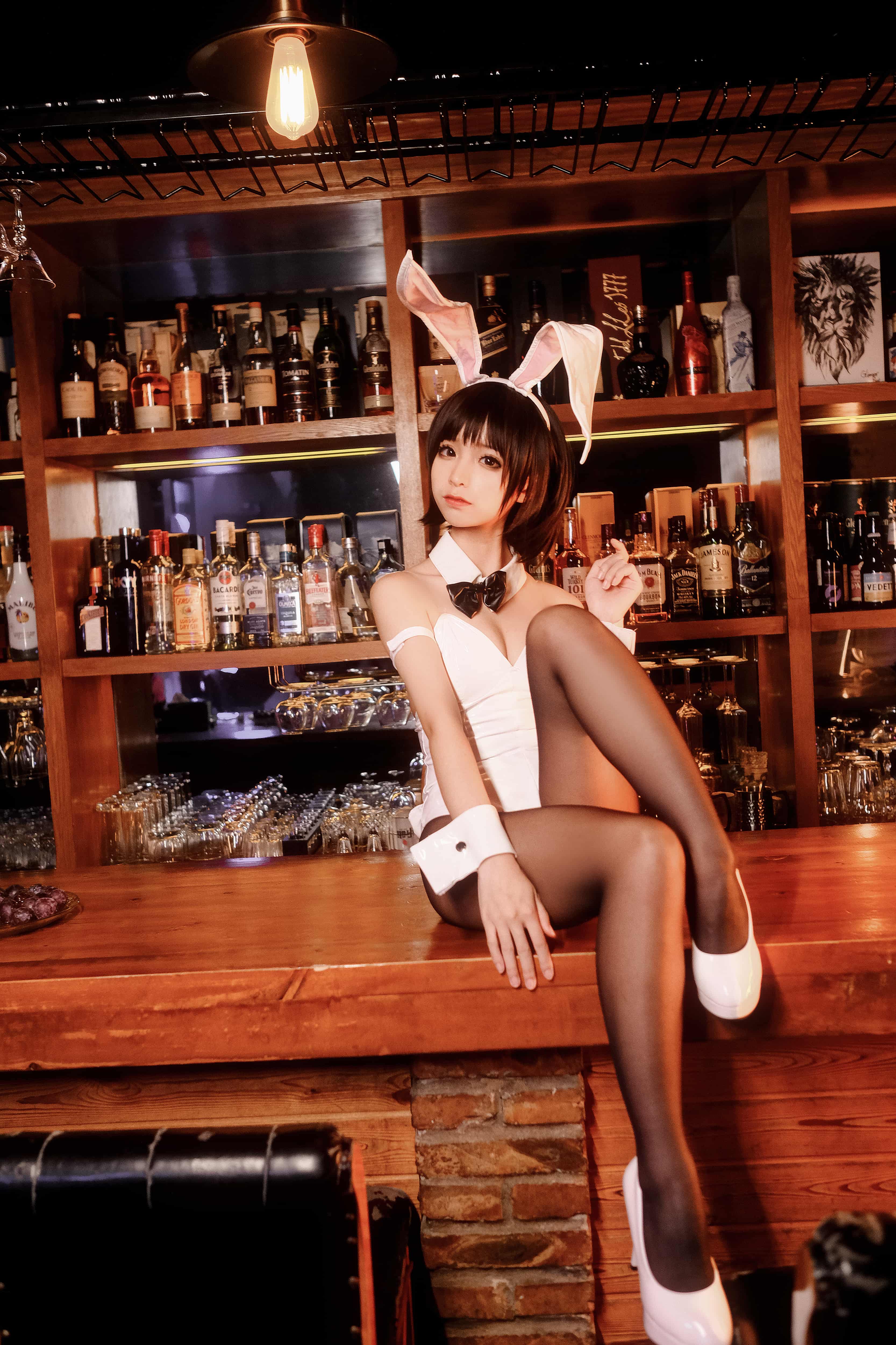 蠢沫沫加藤惠兔女郎Cosplay全辑 - 路人女主性感造型集