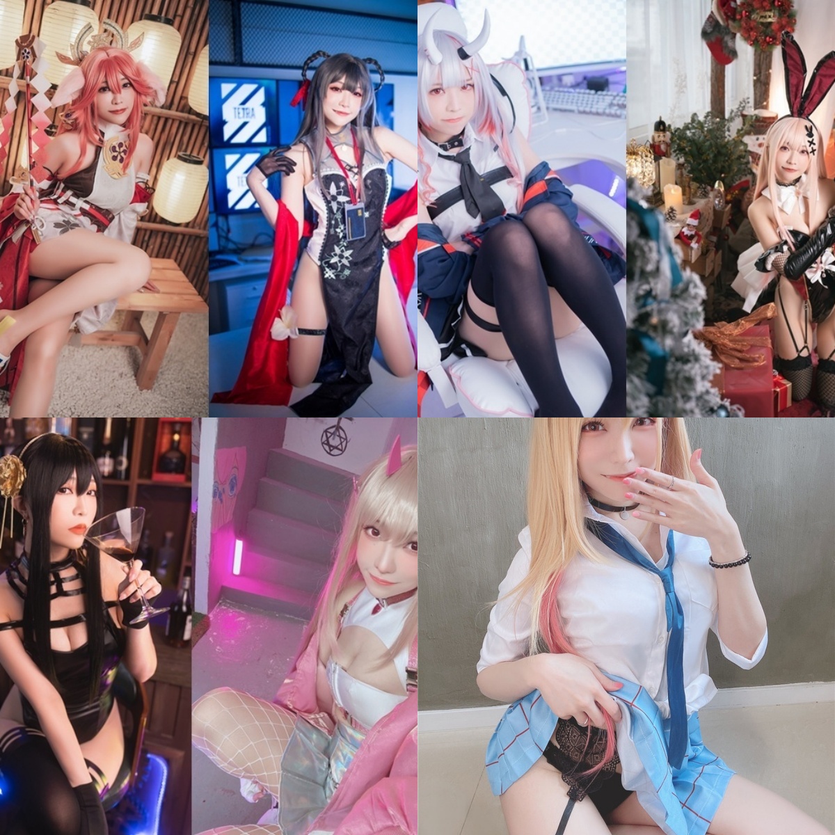 细致大胆魅力女神 YuDan魚蛋 cos写真作品全集